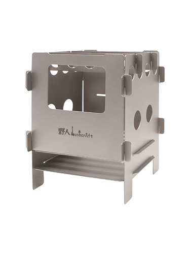 Savage Bushcraft Outdoor Camp Pure Titanium Portable Fire Carcoal Card складная складная складная складная складная печь