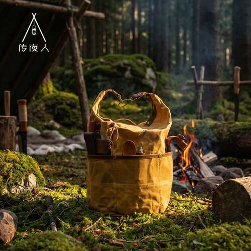野人bushcraft户外bc露营装备野营大容量收纳袋多功能工具包卷口