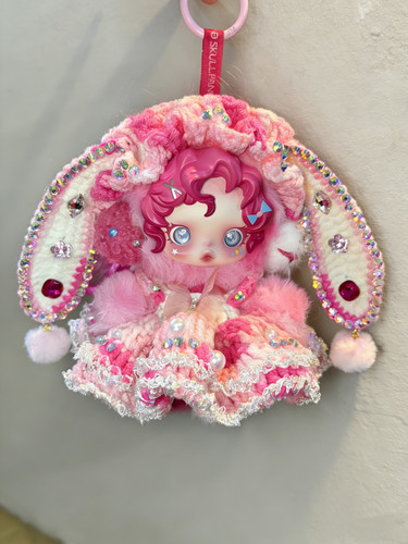 【手工】SP娃衣不眠剧场抱抱幽灵光织园skullpanda娃娃衣服钩针