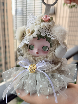 【手工定制】SP娃衣光织园清池skullpanda娃娃搪胶衣服礼服裙