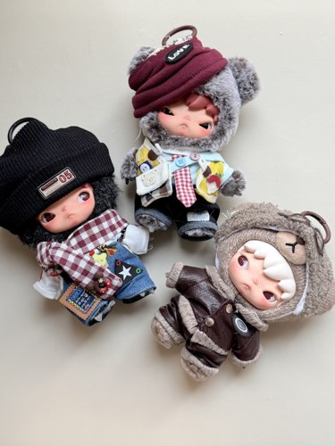 【手工】小野hirono公路日志娃衣毛绒公仔挂件搪胶盲盒着替衣服