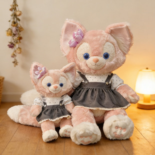 S/M号玲娜贝儿玩偶娃衣点点星牛仔蕾丝裙套装13寸黛露公仔替换衣