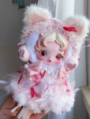 【手工】SP娃衣不眠剧场光织园skullpanda娃娃搪胶衣服头饰