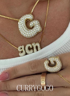 气泡可爱胖乎乎26个英文字母