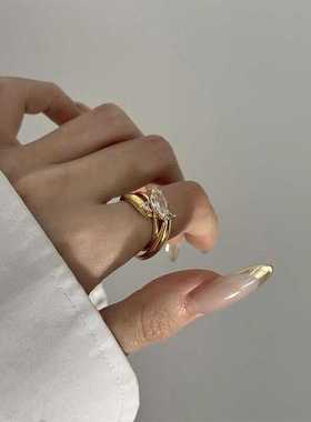 新款宽版马眼钻小众设计