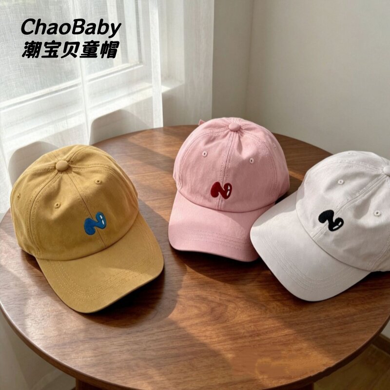 男女童卡通字母棒球帽显脸小