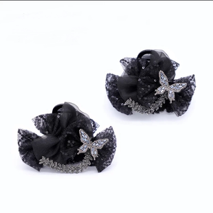 蝶笙 東方之珠 高級(jí)感精致蝴蝶結(jié)簡(jiǎn)約顯氣質(zhì)抓夾后腦勺盤發(fā)夾