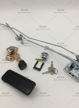 挖掘机门锁三一65 75 135C-8 215-8/JCM921驾驶室车门锁总成锁块