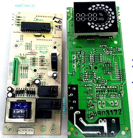 美的拆机微波炉电脑板