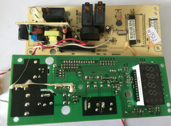 拆机原装格兰仕微波炉电脑板MEL603-LC58(EUP) G80F23CN3P-SR(W0)