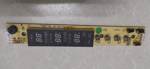 拆机原装美菱冰箱BCD-450ZE9显示板 B0726 MLB0726D1.PCB
