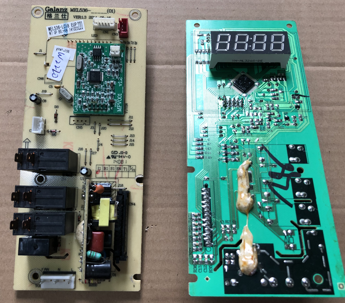 拆机格兰仕G80F23CN3LV-C2(S0)微波炉主板电脑板MEL536-LC18