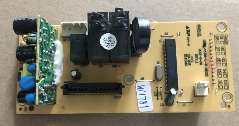 原装拆机微波炉 25PX/PG98-L-E-11  电脑板 主板 显示板 ZD-90F