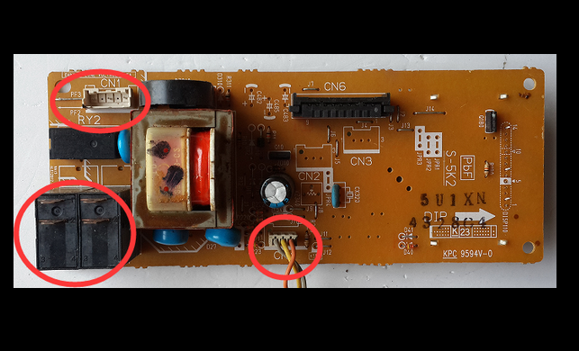 原装松下拆机NN-K542MF NN-K542WF微波炉电脑板 F62605K20AP