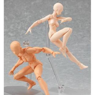 figma 素体 男性 女性 He she 肌肤色 可动 手办模型