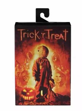 NECA 56048 别惹小孩 萨姆 sam 万圣节南瓜人电影7寸人偶手办模型