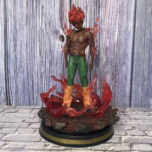 火影忍者GK 一代夜凯 八门遁甲 迈特凯 站姿 可亮灯 手办模型摆件