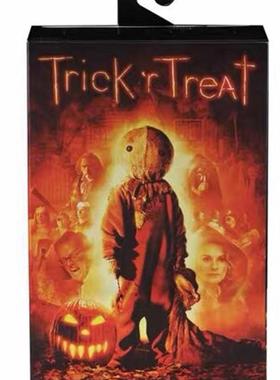 NECA 56048 别惹小孩 萨姆 sam 万圣节南瓜人电影7寸人偶手办模型