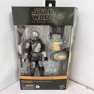 现货星球大战 曼达洛人尤达宝宝 丁贾林 6寸可动人偶手办