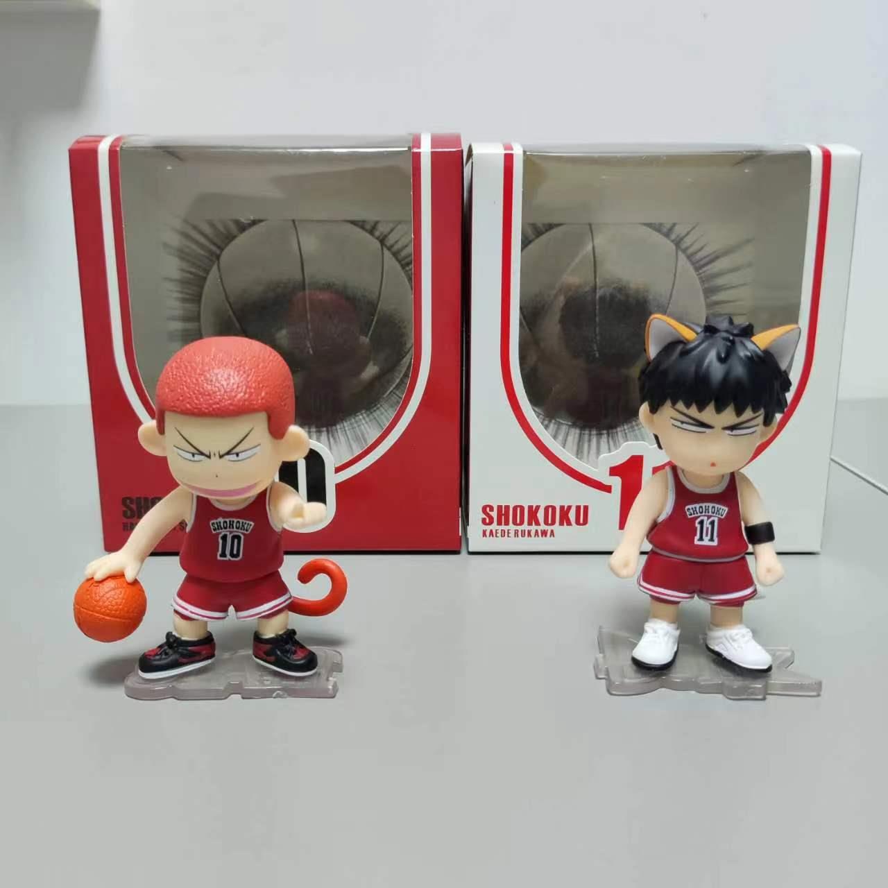 灌篮高手Q版 狐狸流川枫 猴子樱木花道 手办模型摆件公仔玩偶人偶