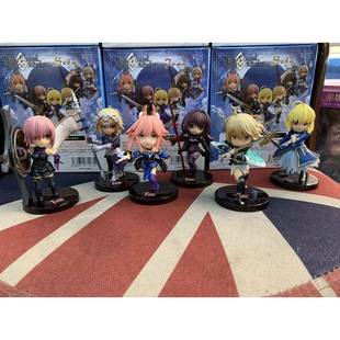 Fate玉藻前 玛修 贞德 斯卡哈 Q版6款塞巴 冲田总司手办公仔摆件