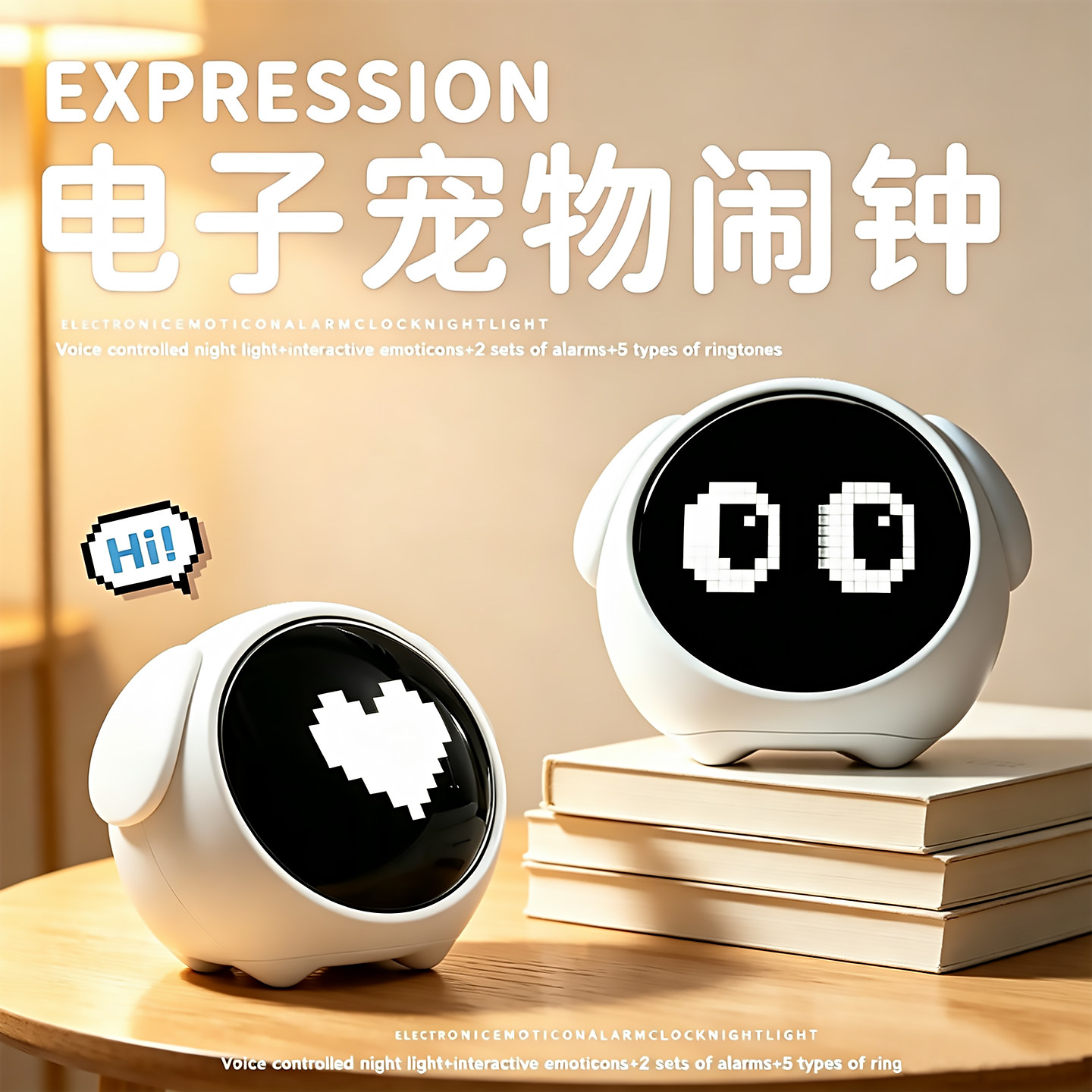 智能电子宠物闹钟初中小学生专用图片
