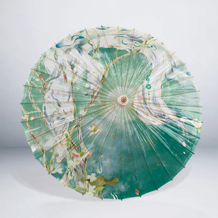 非遗手工油纸伞防雨防晒复古风国风实用拍照舞蹈汉服道具九尾狐