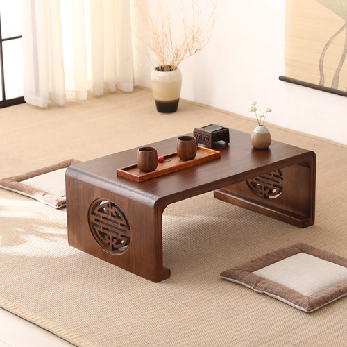 实木茶桌小茶几榻榻米茶几中式