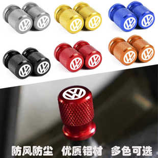 适用于大众POLO高尔夫6新朗逸途观汽车轮胎气门嘴帽盖防漏气配件