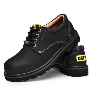 男士 鞋 CAT户外休闲鞋 防滑耐磨钢头工装 休闲百搭低帮男大黄鞋 经典