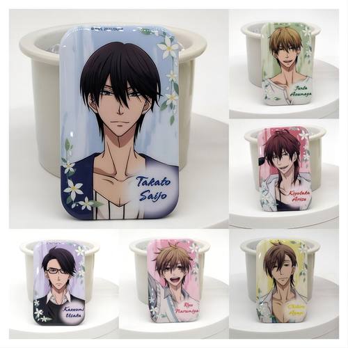 谷子熊 我让最想被拥抱的男人给威胁了 浮雕圆角方徽章盲盒周边