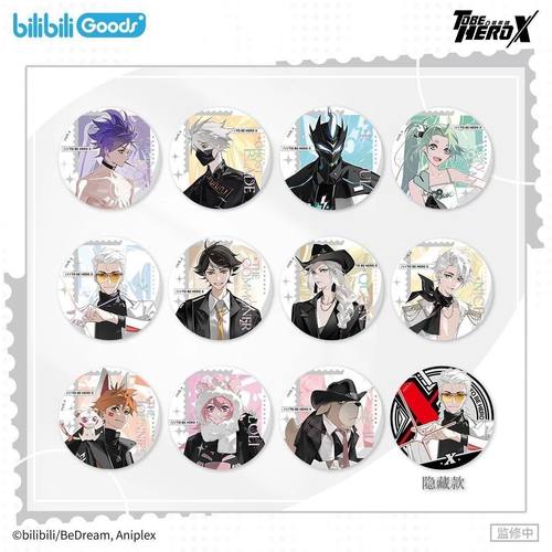 【正版官谷】凸变英雄X 动画周边 徽章/纸夹相卡盲盒周边