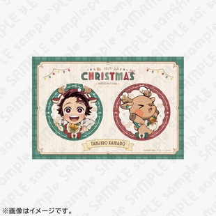 鬼灭之刃官谷官周 2025圣诞节徽章/吧唧套组周边