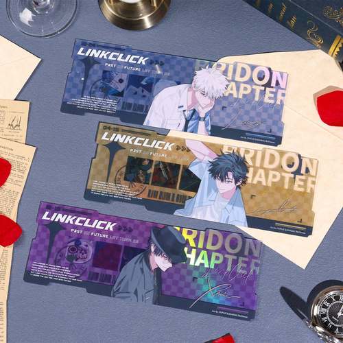 时光代理人动画英都篇周边-亚克力镭射票套组 陆光程小时