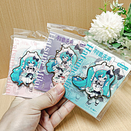 晨枫官谷 初音未来miku 甜意童话系列 锌合金浮雕胸针 金属徽章