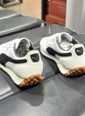 彪马PUMA新款男子休闲运动低帮翻毛皮防滑章鱼鞋复古跑步鞋399025