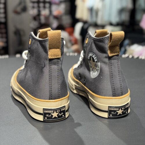 匡威Converse新款男女情侣复古拼接机能风高帮帆布板鞋A09111C