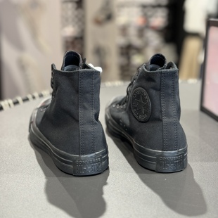 匡威Converse经典 1Z588 男女情侣休闲运动复古百搭黑色高帮帆布鞋