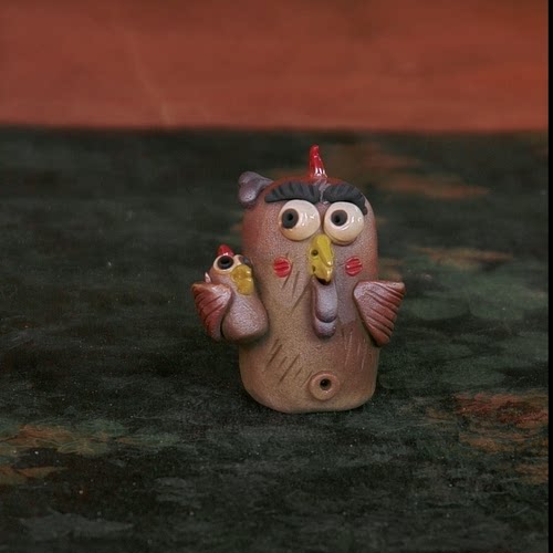 小鸡线香茶宠  柴烧林峰老师上新 茶宠