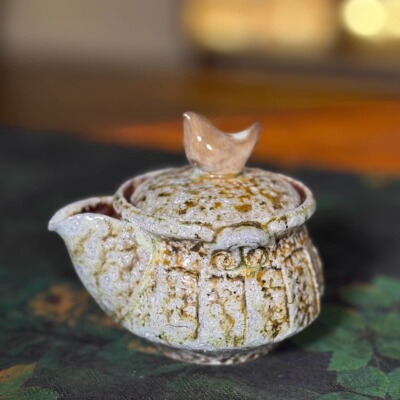 110ml雀鸟路阶宝瓶153号 省大师 林连 木木上新 柴烧宝瓶