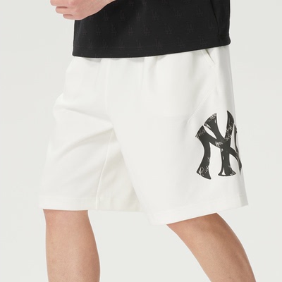 MLBNY大标男女宽松五分短裤