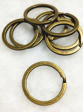 28/30/32mm复古配件 30mm古铜色钥匙扣圈35mm 环 81111扁圈外径