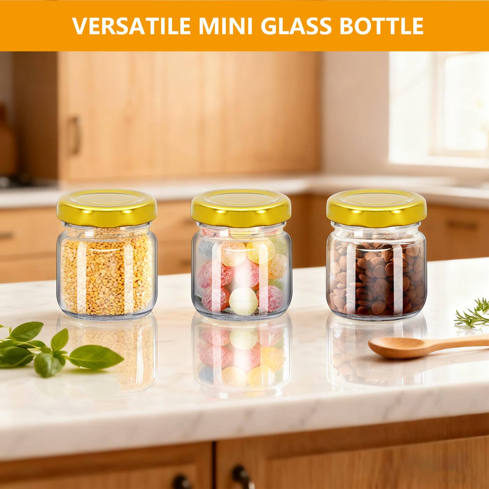 创意45ml喜蜜瓶小蜂蜜玻璃空瓶回礼婚礼喜糖罐伴手礼储物罐果酱瓶