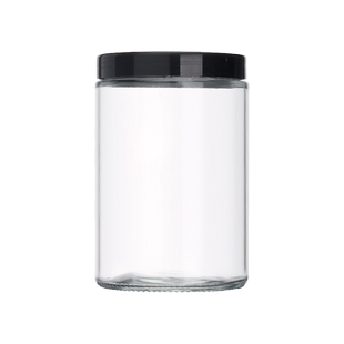 圆直身玻璃密封罐糖果零食收纳罐干果坚果储存罐子储物罐密封收纳