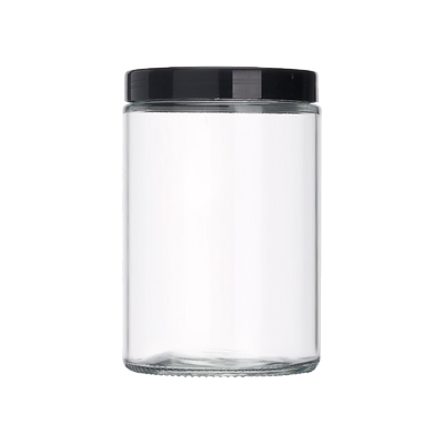 新款玻璃密封罐糖果零食