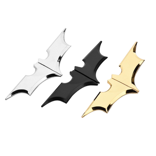 创意蝙蝠钱夹简约金属磁性钱夹冰箱贴票据夹卡夹个性钞票夹