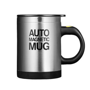 不锈钢自动搅拌杯磁化杯创意懒人泡咖啡奶磁力电动牛奶饮料马克杯