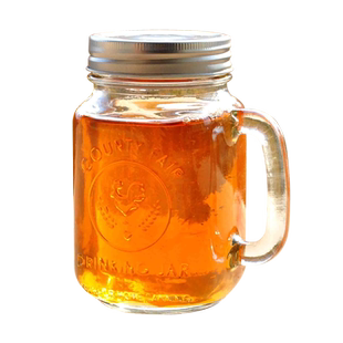 公鸡杯玻璃杯水杯带把手带盖玻璃杯水杯鲜芋仙杯方形奶茶杯饮料杯