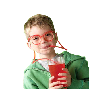 莱珍斯眼镜吸管娱乐搞怪创意艺术儿童奶茶饮料咖啡吸管趣味吸管