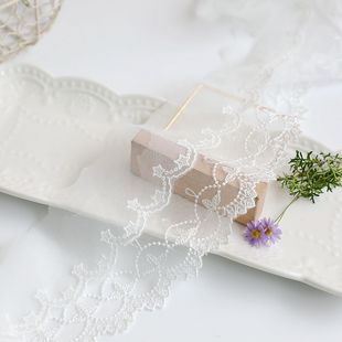 高品质星星网纱刺绣蕾丝花边辅料 饰花边 DIY衣服洋装 手工材料装